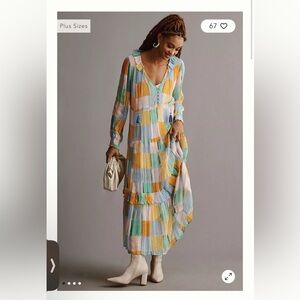 The Marais Printed Chiffon Maxi Dress